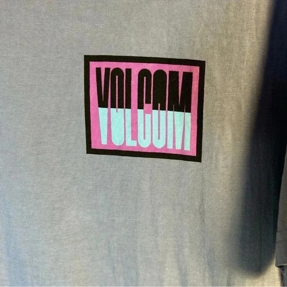 Volcom T Shirt Mens Medium Modern Fit Pullover Short Sleeve Crew Neck Blue - Picture 6 of 9